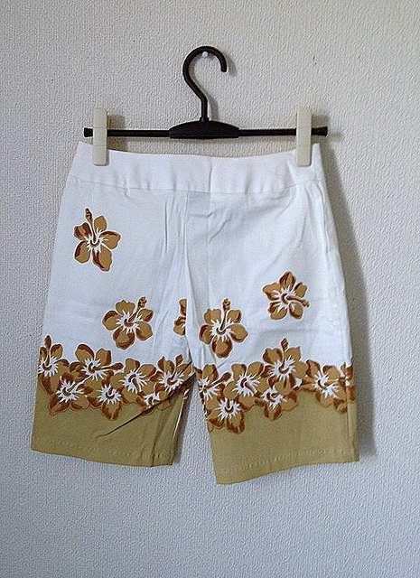 SKIPPERS DAUGHTER◆ハイビスカス ハーフパンツ 日本製 フリー < 女性ファッション  SKIPPERS DAUGHTER◆ハイビスカス ハーフパンツ 日本製 フリー < 女性ファッションの