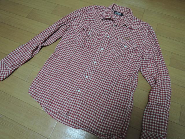 ヒステリックグラマーHYSTERIC GLAMOURチェックネルシャツL赤系 < ブランド  ヒステリックグラマーHYSTERIC GLAMOURチェックネルシャツL赤系 < ブランドの