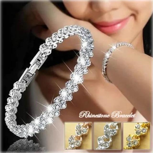 残1点★お待たせ!★新作 ゴージャスきらきらブレスレット シルバー < 女性アクセサリー/時計  残1点★お待たせ!★新作 ゴージャスきらきらブレスレット シルバー < 女性アクセサリー/時計の