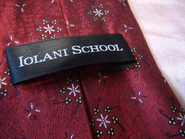 IOLANI SCHOOL イオラニスクールのネクタイ!。 < 男性ファッション  IOLANI SCHOOL イオラニスクールのネクタイ!。 < 男性ファッションの
