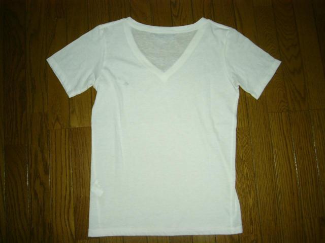 BACKBONE THE BASIS バックボーン V字Tシャツ S 白 加工Tシャツ 胸 アイコンロゴ LOGO 刺繍 ステッチ < ブランド  BACKBONE THE BASIS バックボーン V字Tシャツ S 白 加工Tシャツ 胸 アイコンロゴ LOGO 刺繍 ステッチ < ブランドの