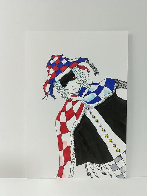 オリジナルイラスト 手描きイラスト RB ハンドメイド 絵 原画 自作 アナログ コピック アート illustration < アニメ/コミック/キャラクター  オリジナルイラスト 手描きイラスト RB ハンドメイド 絵 原画 自作 アナログ コピック アート illustration < アニメ/コミック/キャラクターの