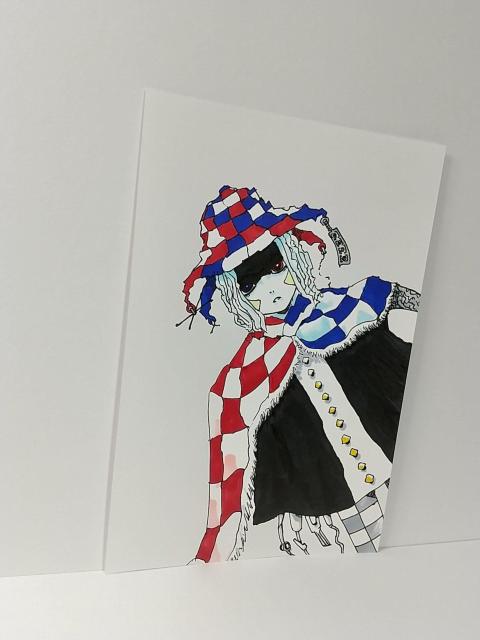オリジナルイラスト 手描きイラスト RB ハンドメイド 絵 原画 自作 アナログ コピック アート illustration < アニメ/コミック/キャラクター  オリジナルイラスト 手描きイラスト RB ハンドメイド 絵 原画 自作 アナログ コピック アート illustration < アニメ/コミック/キャラクターの