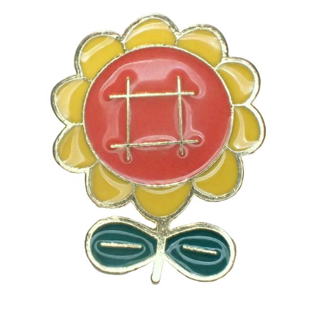 ひまわり ヒマワリ 向日葵 ピンバッジ バッジ ピンズ ピンブローチ ブローチ ラペルピン < 女性アクセサリー/時計 ひまわり ヒマワリ 向日葵 ピンバッジ バッジ ピンズ ピンブローチ ブローチ ラペルピン < 女性アクセサリー/時計の