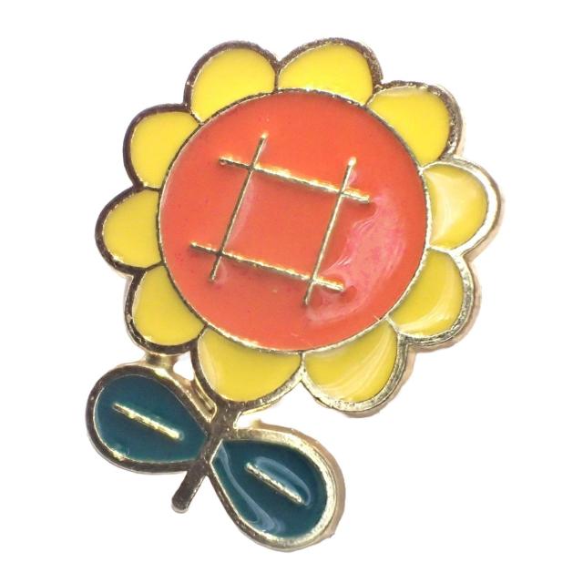 ひまわり ヒマワリ 向日葵 ピンバッジ バッジ ピンズ ピンブローチ ブローチ ラペルピン < 女性アクセサリー/時計 ひまわり ヒマワリ 向日葵 ピンバッジ バッジ ピンズ ピンブローチ ブローチ ラペルピン < 女性アクセサリー/時計の