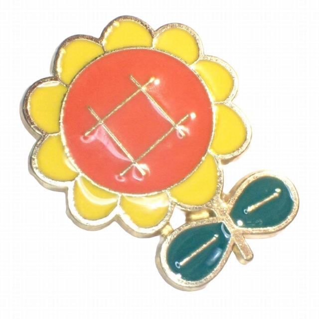 ひまわり ヒマワリ 向日葵 ピンバッジ バッジ ピンズ ピンブローチ ブローチ ラペルピン < 女性アクセサリー/時計 ひまわり ヒマワリ 向日葵 ピンバッジ バッジ ピンズ ピンブローチ ブローチ ラペルピン < 女性アクセサリー/時計の