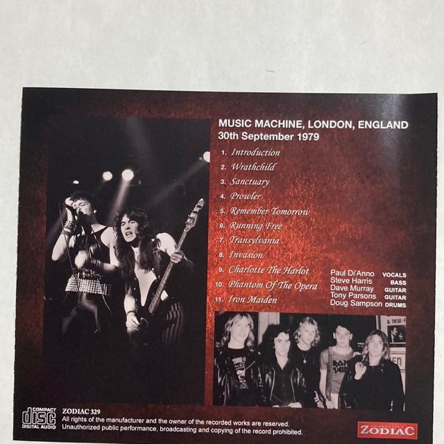 【ディアノ追悼】輸入盤 Iron Maiden / Definitive Music Machine 1979 アイアン・メイデン < タレントグッズ  【ディアノ追悼】輸入盤 Iron Maiden / Definitive Music Machine 1979 アイアン・メイデン < タレントグッズの