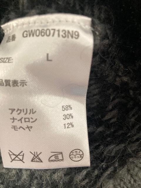 美品☆GLOBALWORK☆ 黒千鳥格子ヘリンボーンセーター☆L < ブランド  美品☆GLOBALWORK☆ 黒千鳥格子ヘリンボーンセーター☆L < ブランドの