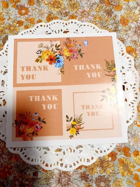 お裾分け☆花柄Thank Youシールシート☆ < インテリア/ライフ  お裾分け☆花柄Thank Youシールシート☆  < インテリア/ライフの