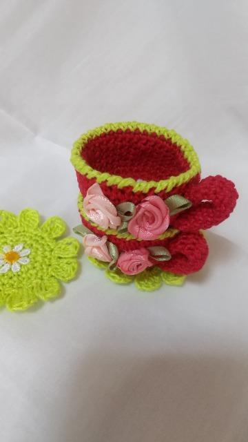 カップ2点セット編みぐるみ < ペット/手芸/園芸  カップ2点セット編みぐるみ < ペット/手芸/園芸の