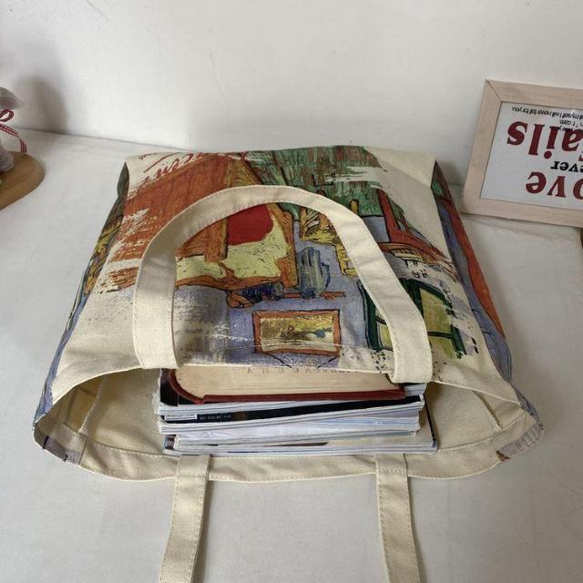 バッグ 鞄 ゴッホ キャンバス トートバッグ 芸術 プリント アルルの寝室 < 女性ファッション バッグ 鞄 ゴッホ キャンバス トートバッグ 芸術 プリント アルルの寝室 < 女性ファッションの