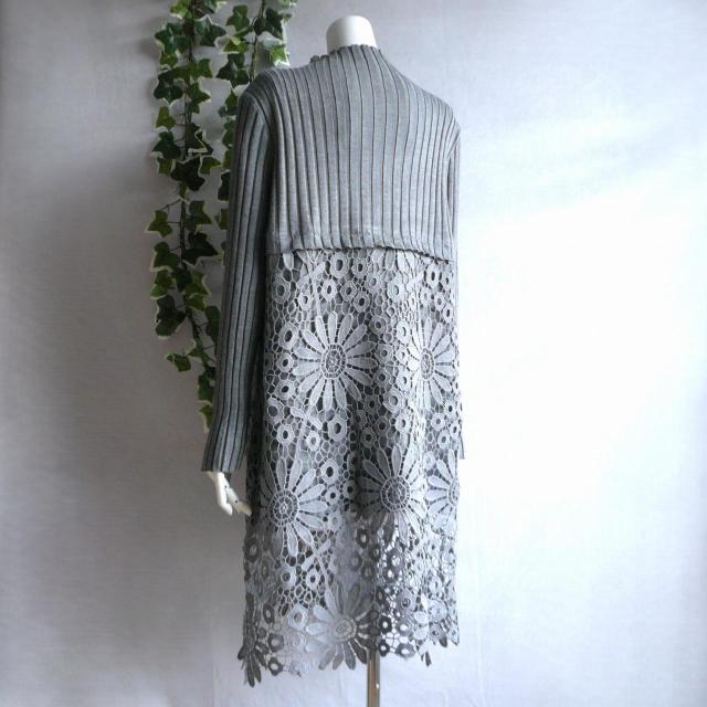 �V�i �Ԗ͗l �N���V�F �j�b�g �`���j�b�N �����s�[�X �O���[ �~ �t �{�g���l�b�N ���u�j�b�g ��i a080 ML �� �����t�@�b�V������ 