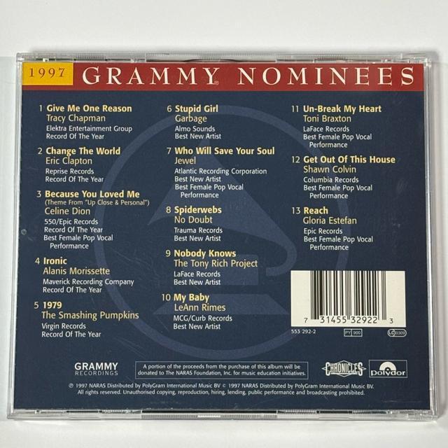 1997 Grammy Nominees collection < CD/DVD/ビデオ 1997 Grammy Nominees collection < CD/DVD/ビデオの