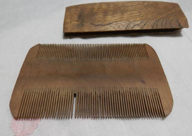 ■■即決■■つげの櫛、珍しい両面作り、セミアンティーク! < 女性ファッション  ■■即決■■つげの櫛、珍しい両面作り、セミアンティーク! < 女性ファッションの