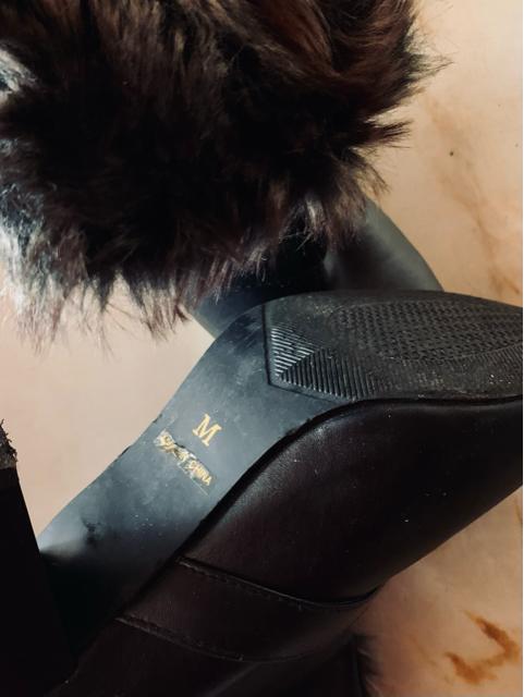 【サイズM】BLACK◆ファー付2WAYショートブーツ < 女性ファッション  【サイズM】BLACK◆ファー付2WAYショートブーツ < 女性ファッションの