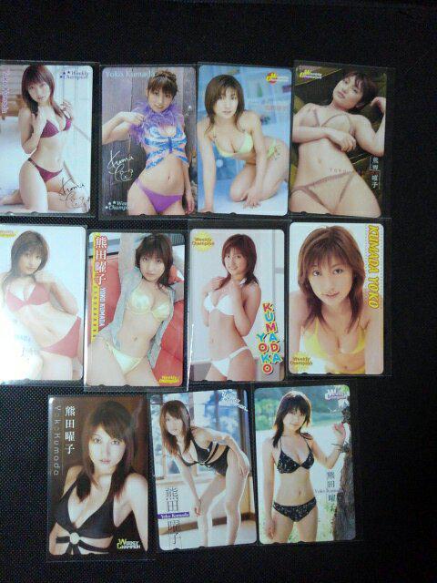 週刊少年チャンピオンテレカ 熊田曜子 < タレントグッズ  週刊少年チャンピオンテレカ 熊田曜子  < タレントグッズの