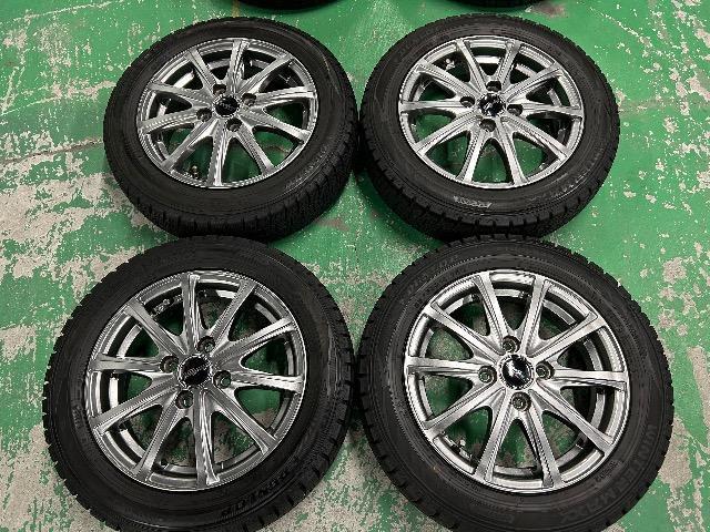 0110128)中古国産スタッドレスタイヤダンロップウィンターマックス4本ガンメタアルミホイール軽自動車155/65R14送料無料 < 自動車/バイク 0110128)中古国産スタッドレスタイヤダンロップウィンターマックス4本ガンメタアルミホイール軽自動車155/65R14送料無料 < 自動車/バイク