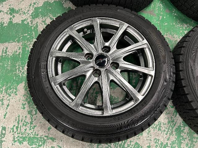 0110128)中古国産スタッドレスタイヤダンロップウィンターマックス4本ガンメタアルミホイール軽自動車155/65R14送料無料 < 自動車/バイク 0110128)中古国産スタッドレスタイヤダンロップウィンターマックス4本ガンメタアルミホイール軽自動車155/65R14送料無料 < 自動車/バイク