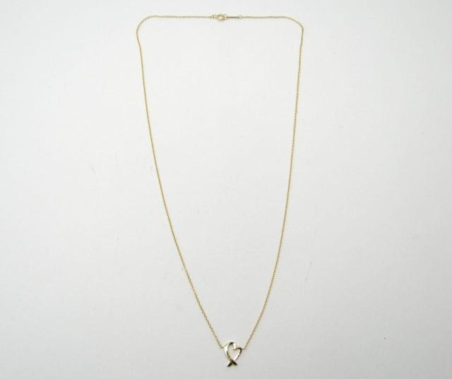TIFFANY&CO. ティファニー パロマ・ピカソ ラビングハートネックレス ペンダント 750YG<USED>【送料無料】 < ブランド TIFFANY&CO. ティファニー パロマ・ピカソ ラビングハートネックレス ペンダント 750YG<USED>【送料無料】 < ブランドの
