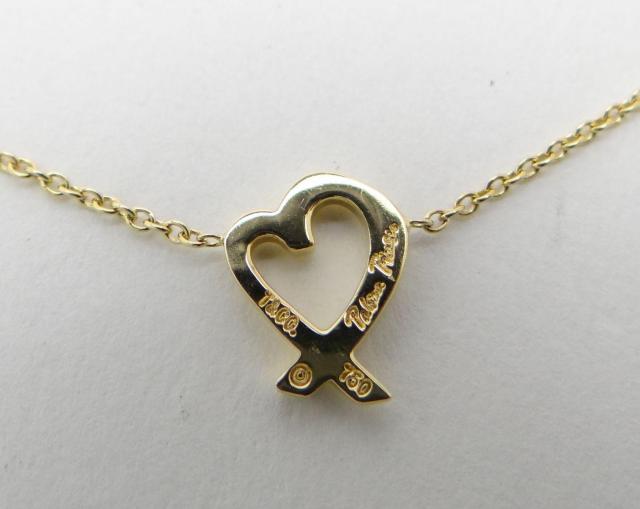 TIFFANY&CO. ティファニー パロマ・ピカソ ラビングハートネックレス ペンダント 750YG<USED>【送料無料】 < ブランド TIFFANY&CO. ティファニー パロマ・ピカソ ラビングハートネックレス ペンダント 750YG<USED>【送料無料】 < ブランドの