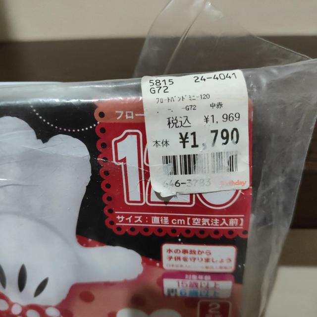 Disney Minnie Mouse 浮き具 120cm < おもちゃ  Disney Minnie Mouse 浮き具 120cm < おもちゃの