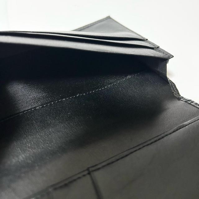 美品 dunhill ダンヒル 二つ折り長財布 クロコ型押しレザー < ブランド 美品 dunhill ダンヒル 二つ折り長財布 クロコ型押しレザー < ブランドの