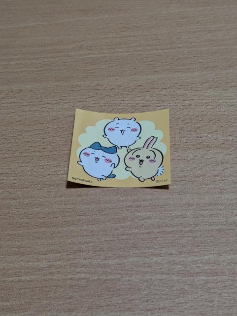 ちいかわ ノベルティ ステッカー < アニメ/コミック/キャラクター  ちいかわ ノベルティ ステッカー  < アニメ/コミック/キャラクターの