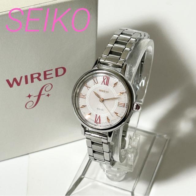 ���i SEIKO �Z�C�R�[ WIRED V117-KBY0 SS �\�[���[ 5�C���h�� �r���v ���f�B�[�X �V���o�[ ����m�F�ς�  �� �u�����h�� 