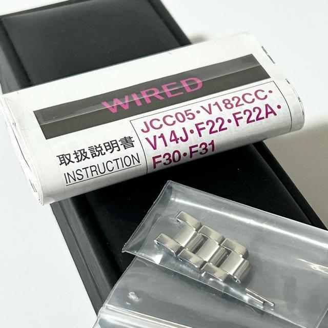 ���i SEIKO �Z�C�R�[ WIRED V117-KBY0 SS �\�[���[ 5�C���h�� �r���v ���f�B�[�X �V���o�[ ����m�F�ς� �� �u�����h�� 