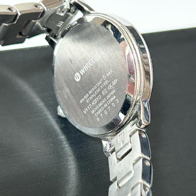 ���i SEIKO �Z�C�R�[ WIRED V117-KBY0 SS �\�[���[ 5�C���h�� �r���v ���f�B�[�X �V���o�[ ����m�F�ς� �� �u�����h�� 