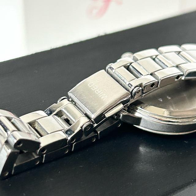 ���i SEIKO �Z�C�R�[ WIRED V117-KBY0 SS �\�[���[ 5�C���h�� �r���v ���f�B�[�X �V���o�[ ����m�F�ς� �� �u�����h�� 