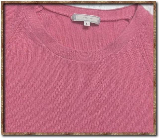シップス カシミヤ100%半袖ニット ピンク < ブランド シップス カシミヤ100%半袖ニット ピンク < ブランドの