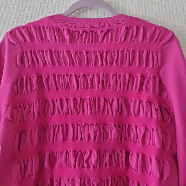 ミューリエ mieuxrie ときめき楽映え 技あり シャーリング デザイン ニットプルオーバー LL 宮田理江 < 女性ファッション ミューリエ mieuxrie ときめき楽映え 技あり シャーリング デザイン ニットプルオーバー LL 宮田理江 < 女性ファッションの