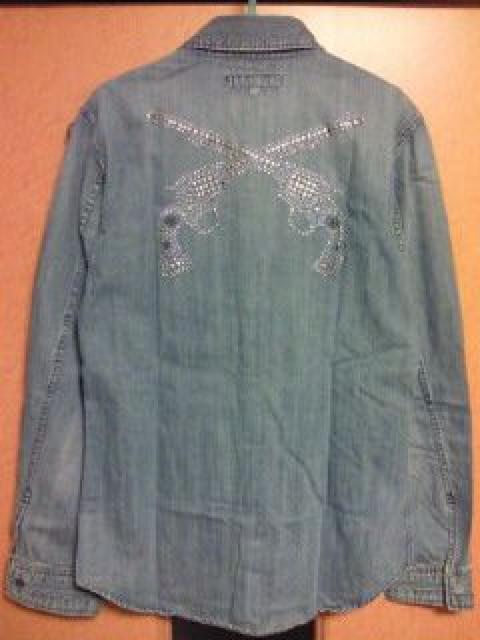 †キムタク着用†ロアー二兆拳銃デニムシャツジャケット†† < ブランド †キムタク着用†ロアー二兆拳銃デニムシャツジャケット†† < ブランドの