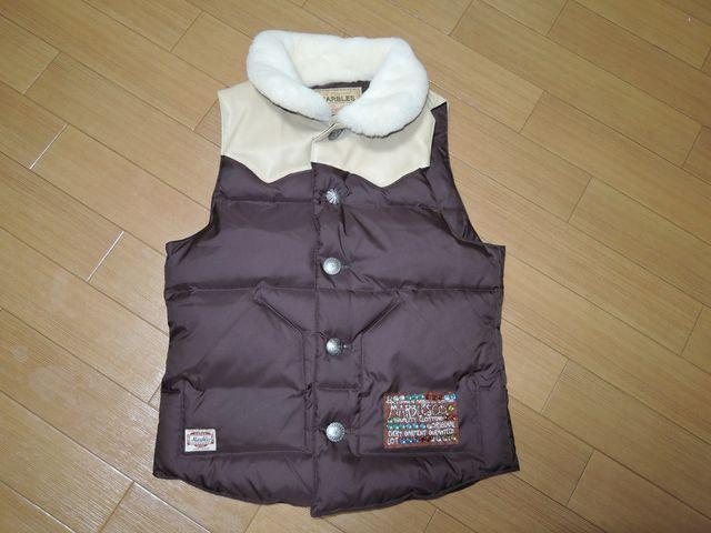 美中古マーブルズMARBLES中綿ボアベストSレザームートンTMT < ブランド  美中古マーブルズMARBLES中綿ボアベストSレザームートンTMT  < ブランドの