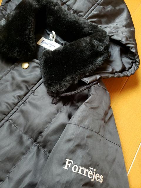 ☆新品同様☆黒ジャンパー ベンチコート☆110 < キッズ/ベビー ☆新品同様☆黒ジャンパー ベンチコート☆110 < キッズ/ベビーの