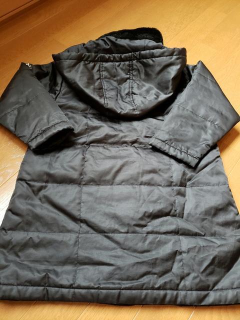 ☆新品同様☆黒ジャンパー ベンチコート☆110 < キッズ/ベビー ☆新品同様☆黒ジャンパー ベンチコート☆110 < キッズ/ベビーの