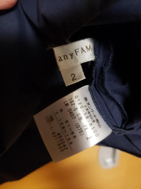 ☆美品☆anyFAMエニィファム☆ネイビー半袖コットンブラウス☆2 < 女性ファッション  ☆美品☆anyFAMエニィファム☆ネイビー半袖コットンブラウス☆2 < 女性ファッションの