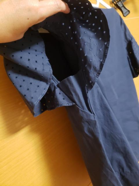 ☆美品☆anyFAMエニィファム☆ネイビー半袖コットンブラウス☆2 < 女性ファッション  ☆美品☆anyFAMエニィファム☆ネイビー半袖コットンブラウス☆2 < 女性ファッションの