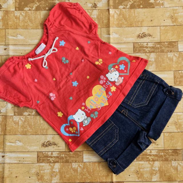 新品*タグ付き*デニム*ショートパンツ*折り返し*ボタン*ポケット*ショーパン*短パン*パンツ*ズボン*青ストレッチ < キッズ/ベビー  新品*タグ付き*デニム*ショートパンツ*折り返し*ボタン*ポケット*ショーパン*短パン*パンツ*ズボン*青ストレッチ  < キッズ/ベビーの