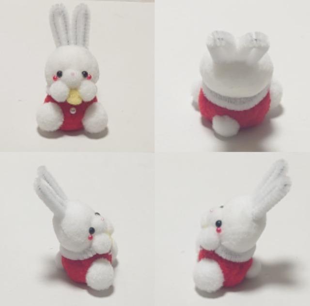 ハンドメイド♪ポンポン飾り★雪の日に〜うさぎさんと雪だるま〜★白 < ペット/手芸/園芸  ハンドメイド♪ポンポン飾り★雪の日に〜うさぎさんと雪だるま〜★白 < ペット/手芸/園芸の