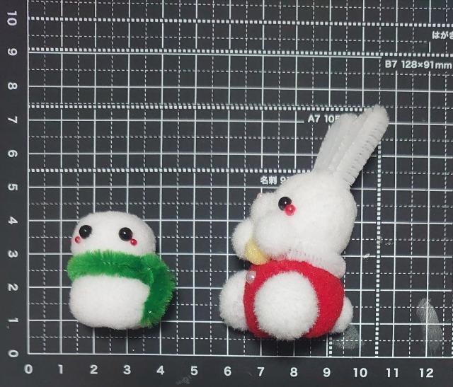ハンドメイド♪ポンポン飾り★雪の日に〜うさぎさんと雪だるま〜★白 < ペット/手芸/園芸  ハンドメイド♪ポンポン飾り★雪の日に〜うさぎさんと雪だるま〜★白 < ペット/手芸/園芸の
