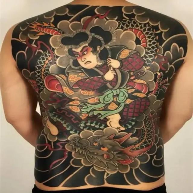 WG01 本格派リアル刺青 TATOOシール タトゥーシール 和柄 和彫り入れ墨シール 背中用入れ墨シール 簡単 イベントに < 男性ファッション  WG01 本格派リアル刺青 TATOOシール タトゥーシール 和柄 和彫り入れ墨シール 背中用入れ墨シール 簡単 イベントに  < 男性ファッションの