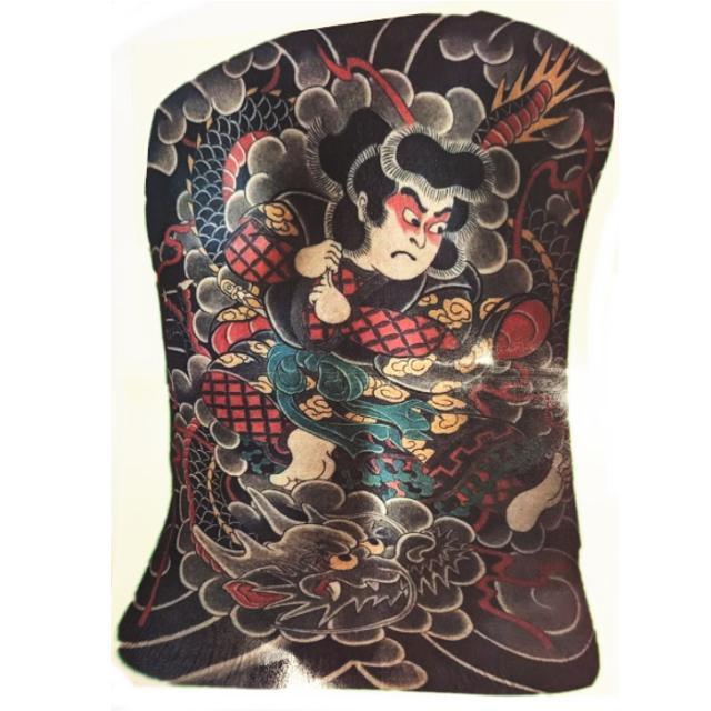 WG01 本格派リアル刺青 TATOOシール タトゥーシール 和柄 和彫り入れ墨シール 背中用入れ墨シール 簡単 イベントに < 男性ファッション  WG01 本格派リアル刺青 TATOOシール タトゥーシール 和柄 和彫り入れ墨シール 背中用入れ墨シール 簡単 イベントに < 男性ファッションの