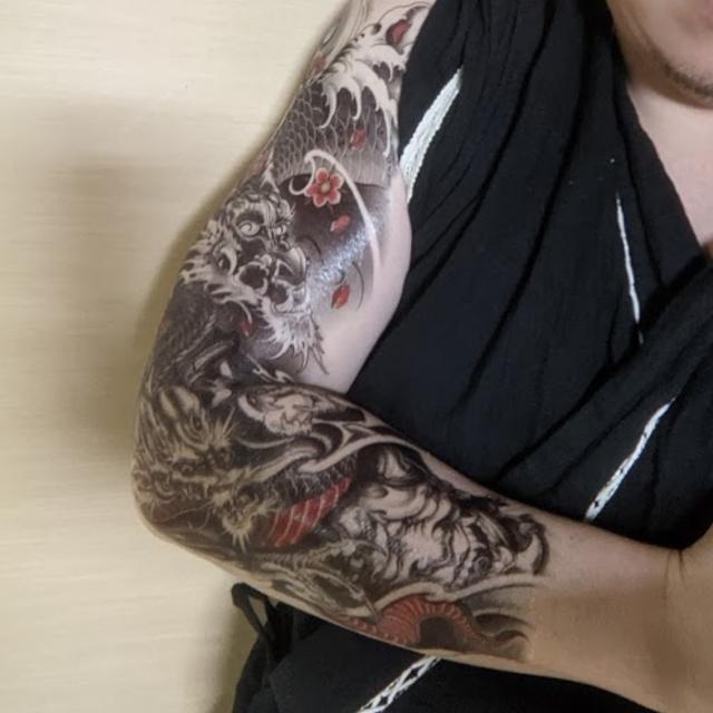 WG01 本格派リアル刺青 TATOOシール タトゥーシール 和柄 和彫り入れ墨シール 背中用入れ墨シール 簡単 イベントに < 男性ファッション  WG01 本格派リアル刺青 TATOOシール タトゥーシール 和柄 和彫り入れ墨シール 背中用入れ墨シール 簡単 イベントに < 男性ファッションの