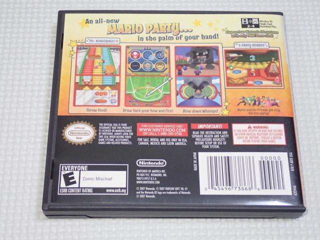 DS★MARIO PARTY DS 海外版 北米版★箱付・説明書付・ソフト付 < ゲーム本体/ソフト  DS★MARIO PARTY DS 海外版 北米版★箱付・説明書付・ソフト付 < ゲーム本体/ソフトの