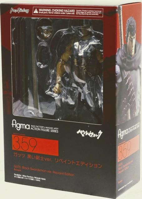 figma ベルセルク ガッツ 黒い剣士ver. リペイントエディション ●新品未開封美品 < アニメ/コミック/キャラクター  figma ベルセルク ガッツ 黒い剣士ver. リペイントエディション ●新品未開封美品 < アニメ/コミック/キャラクターの