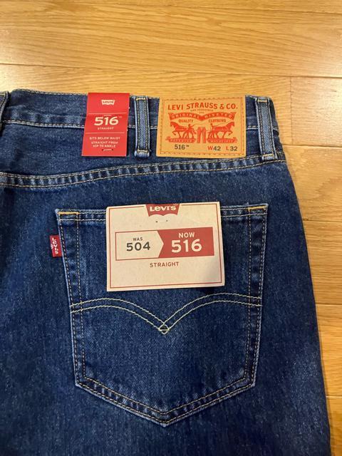 LEVI’S リーバイス 516ストレートデニム 超大きいsizeW42L32 < ブランド  LEVI’S リーバイス 516ストレートデニム 超大きいsizeW42L32 < ブランドの