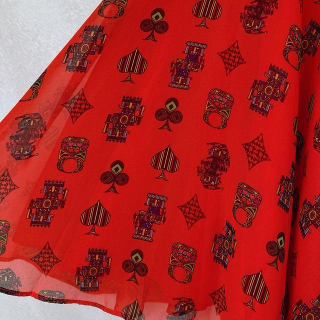 moussy アジアン エスニック 総柄 トランプ ひざ丈 フレア スカート M N2m < ブランド moussy アジアン エスニック 総柄 トランプ ひざ丈 フレア スカート M N2m < ブランドの