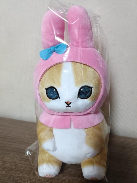 もふもふぬいぐるみ 猫 ウサギかぶりもの < おもちゃ  もふもふぬいぐるみ 猫 ウサギかぶりもの  < おもちゃの